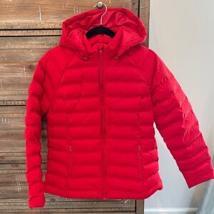 Time and Tru Bright Red Jacket